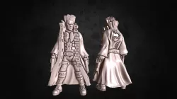 Cyberpunk Gunman Miniature Free Sample Free 3D print model
