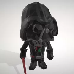 Darth Vader - LowpolyPOP Figurine Free 3D print model