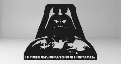 Darth Vader Wall Decor Free 3D print model