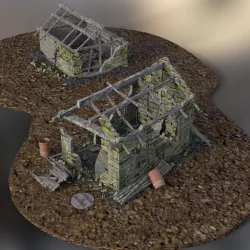 Derelict Buildings for DAZ Studio 3D model