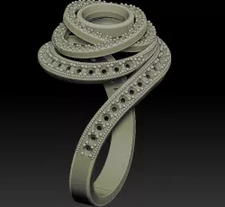 Designer  Ring  Free 3D print model