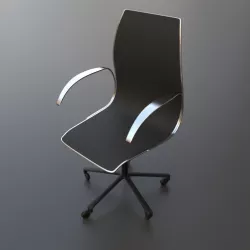 Desk Chair Low-poly  3D model