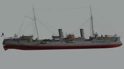 Destroyer Casabianca 3D model