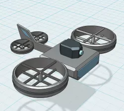 DRONE SHIP Free 3D print model