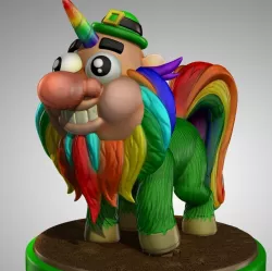DUENDECORNIO - LEPRECORN Free 3D print model
