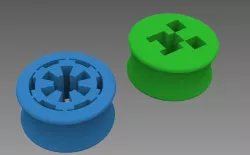 Ear Gauges  Minecraft Imperial Free 3D print model