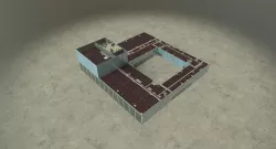EDDB Fire Department Low-poly  3D model