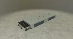 EDDB Hangar 3 Low-poly  3D model