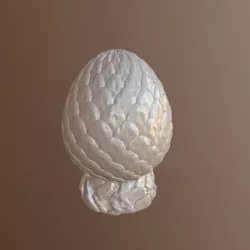 Egg of Dragon Free 3D print model