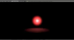 Energy Ball Red - Blender Game Engine Low-poly  3D model