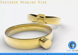 Engineer Wedding Ring Free 3D print model