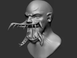 Evil Head Free 3D print model