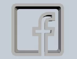 Facebook  form for cookies Free 3D print model