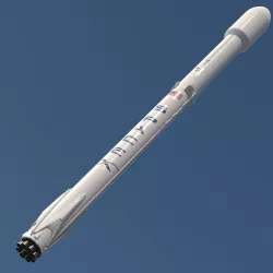 Falcon 9 Space X print Low-poly  3D model