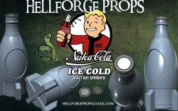  Fallout Nuka Cola Bottle Cosplay Or Display Prop  Free 3D print model