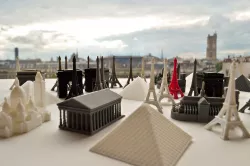 Famous Paris Buildings Free 3D print model