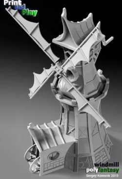 Fantasy Windmill Free 3D print model