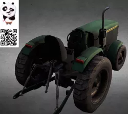 Farm machinery Tractor 3D model