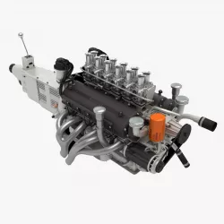 Ferrari Colombo V12 Engine - 3 liter 3D model