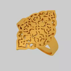 Filigree Fancy Ring KTRF01 3D STL Free 3D print model