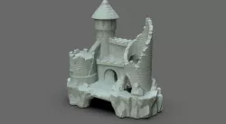 Fish Castle 3D model