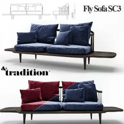 Fly sofa CS3 3D model