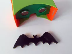 Flying Bat magnet joystick for Google Cardboard Free 3D print model