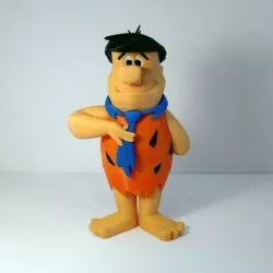 fred flintstone 3d print ready  Free 3D print model
