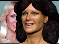 FREE Anni-Frid Lyngstad of ABBA 2 versions Free 3D print model