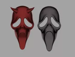 FREE Scream ghost face mask from Dead by Daylight for Cosplay Free 3D print model