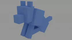 Free Wolf from Minecraft  Free 3D print model