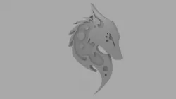 FREE Wolf stylish pendant Free 3D print model