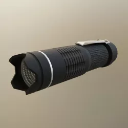 Game-ready Flashlight Low-poly  3D model