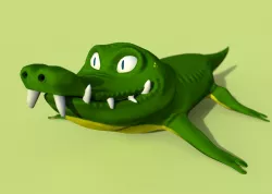 Gator Low-poly  3D model