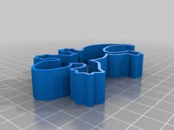 Gecko Cookie Cutter Free 3D print model