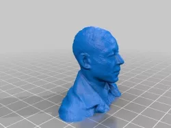 Giancarlo Esposito by tblatt of custom3dstuff Free 3D print model