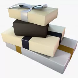 Gift boxes 3D model
