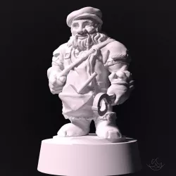 gnome blacksmith Free 3D print model