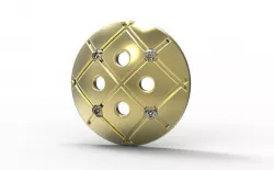 Golden Button Free 3D print model