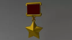 Golden Star 3D model