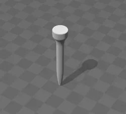 Golf tee Free 3D print model