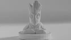 Groot Bust 3D Model for Printing Free 3D print model