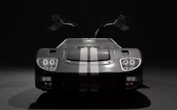 GT40 with Full Interior and Engine 3D model