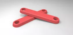 Handles for bike hex keyset Free 3D print model