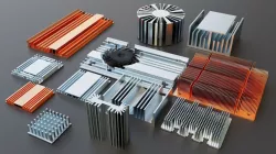 Heat sinks collection 3D model