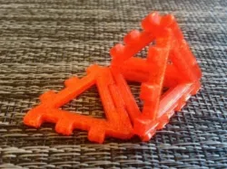 Hinge Snap Tetrahedron Net Free 3D print model