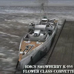HMCS Snowberry for Poser 3D model