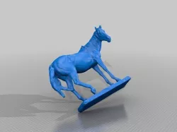 Horse Statue Color 3D Scan Free 3D print model