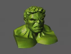 Hulk Bust Free 3D print model