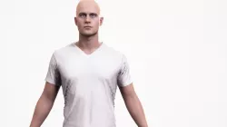 Human Male Scan - 190M Low-poly  3D model